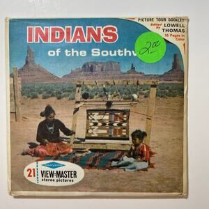 Sawyer's B721 Indians of the Southwest Native Americans View-master Reels Packet